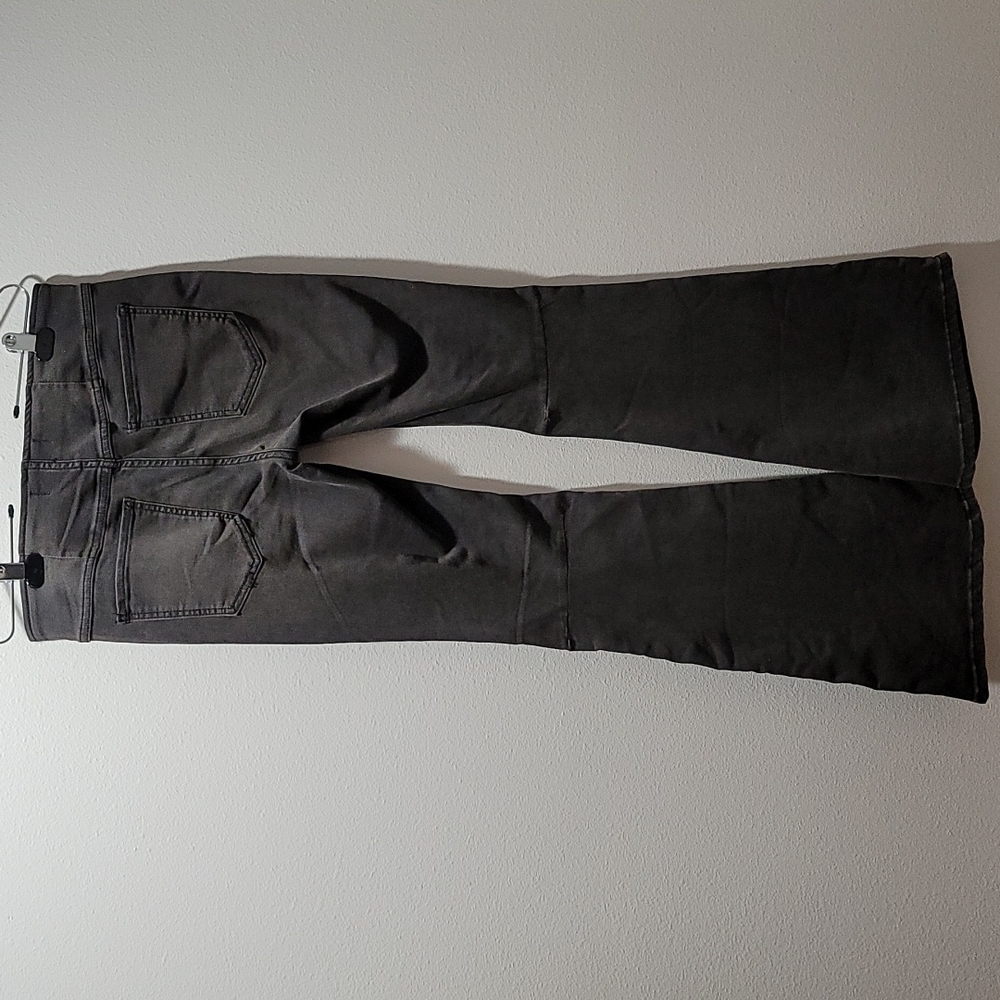 WE THE FREE BOHEMIAN SOUTHWESTERN COASTAL COWGIRL FLARED LEG BLACK DENIM JEAN 29 - Picture 10 of 12